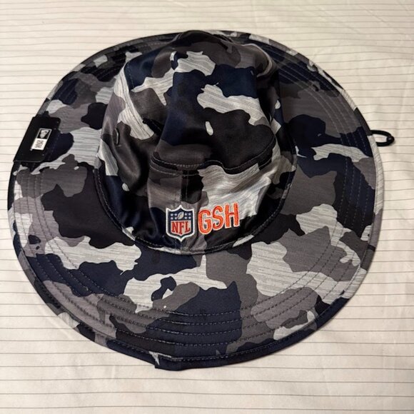 NWT NFL Camo Chicago Bears Training Camp Panama Bucket Hat - Picture 1 of 4